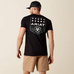 Ariat Stripe Patriotic Badge T-Shirt - US 3943