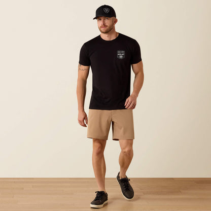 Ariat Stripe Patriotic Badge T-Shirt - US 3943