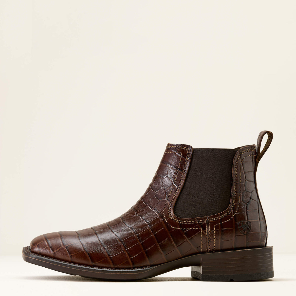 Booker Chelsea Wide Square Toe Western Boot - US 7469