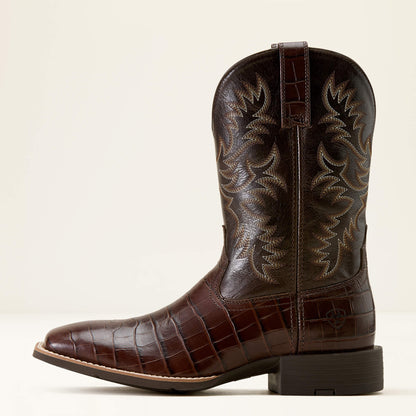 Sport Latigo Wide Square Toe Cowboy Boot - US 1182