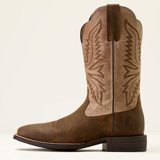Brush Creek Wide Square Toe Cowboy Boot - US 8316
