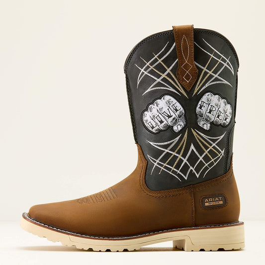 Activator Live Free Wide Square Toe Work Boot - US 6583