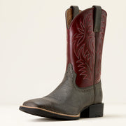 CHARCOAL GREY HIPPO PRINT|BURGUNDY HAZE