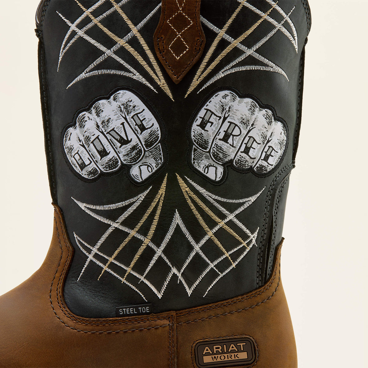 Activator Live Free Wide Square Toe Steel Toe Work Boot - US 1021