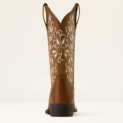 Round Up Holly Wide Square Toe Western Boot - US 8282