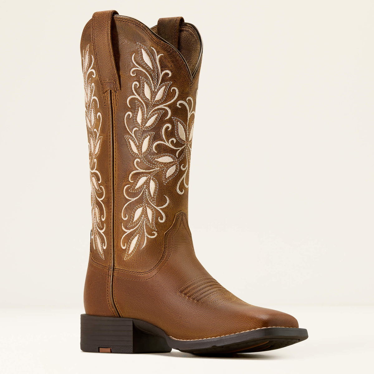 Round Up Holly Wide Square Toe Western Boot - US 8282