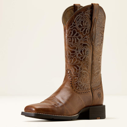 Round Up Remuda Wide Square Toe Western Boot - US 6935