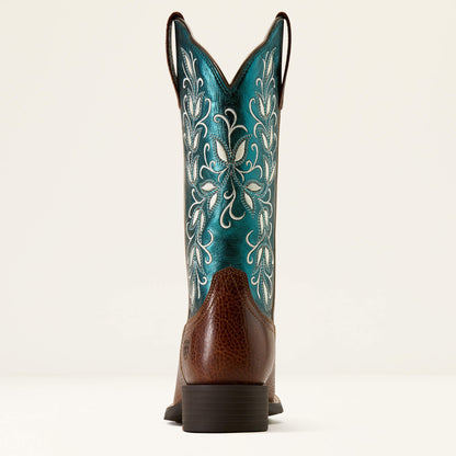 Round Up Holly Wide Square Toe Western Boot - US 1489