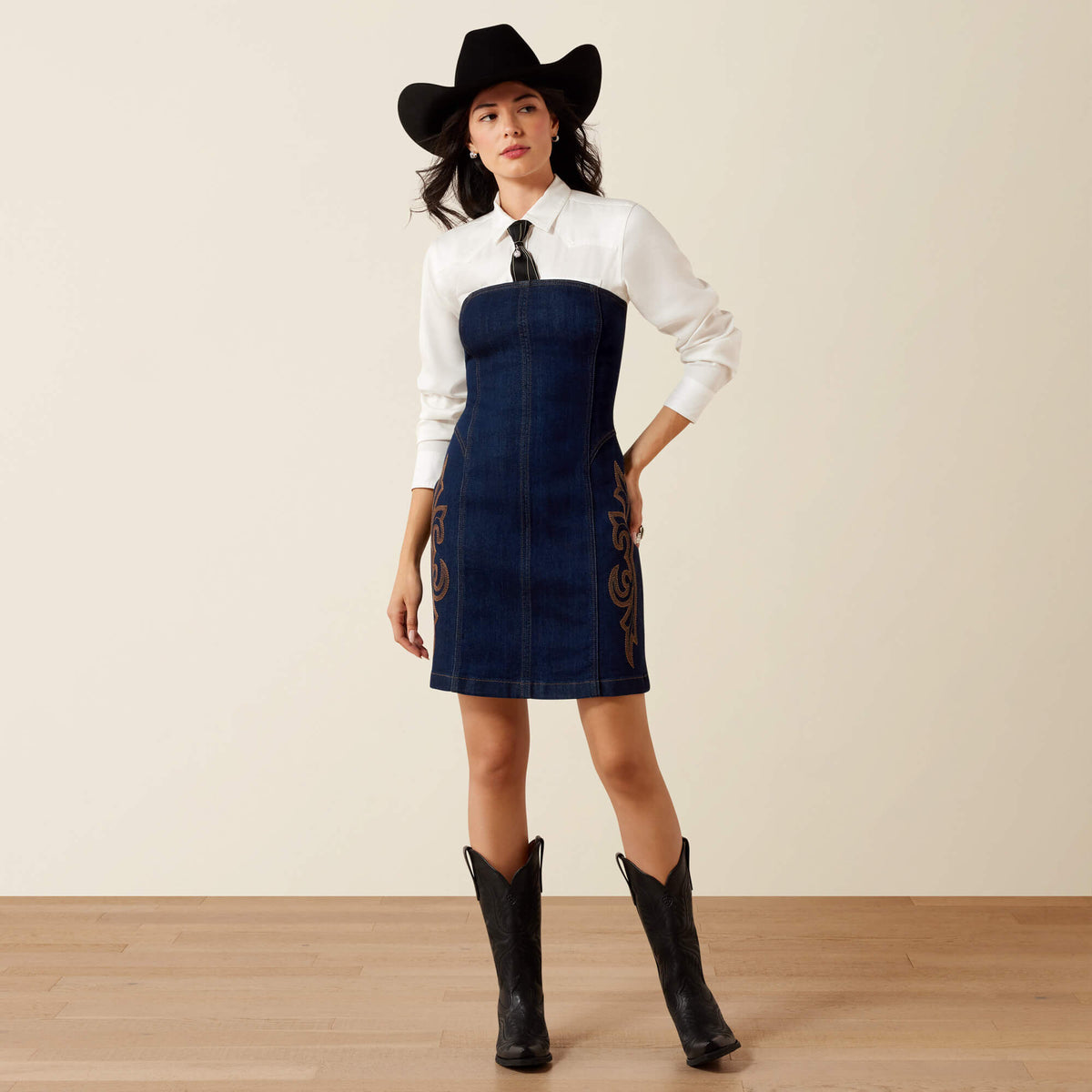 Lux Denim Dress - US 4497