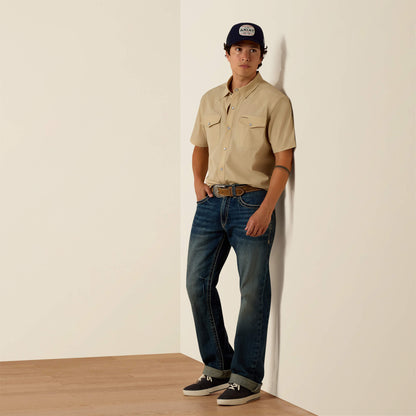 FrontierTough VentTEK Western Fitted Snap Shirt - US 6672
