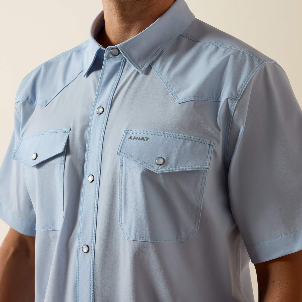 FrontierTough VentTEK Western Fitted Snap Shirt - US 5374