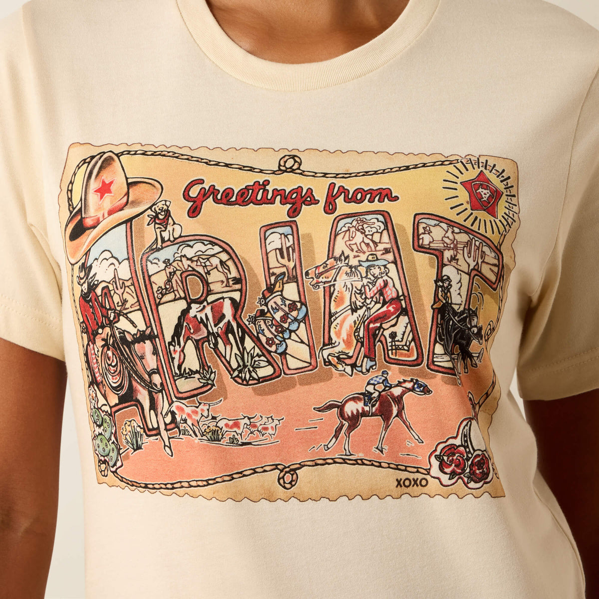 Ariat x XOXO Postcard T-Shirt - US 5713