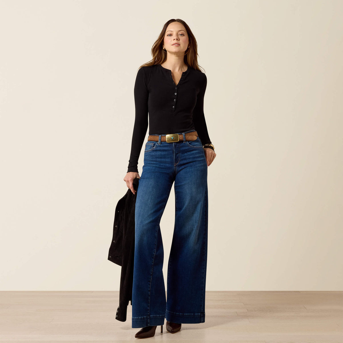 High Rise Revel Vilma Ultrastretch Wide Leg Jeans - US 9876