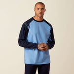 FR Colorblock Baseball Long Sleeve T-Shirt - US 0093