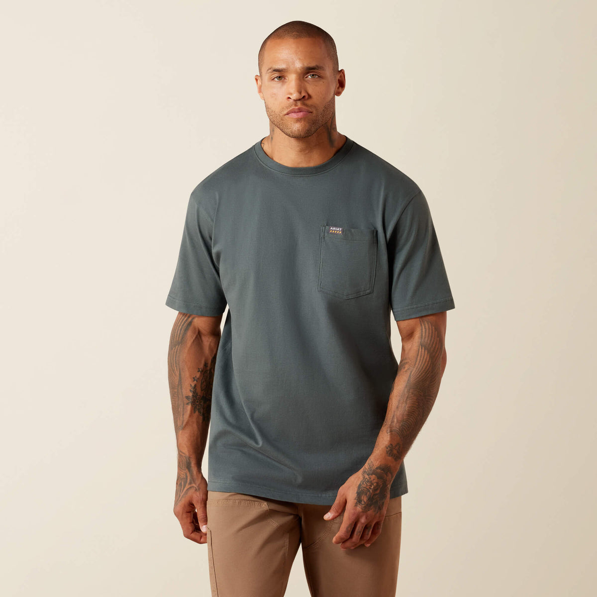Rebar Cotton Strong Standard Pocket T-Shirt - US 9147