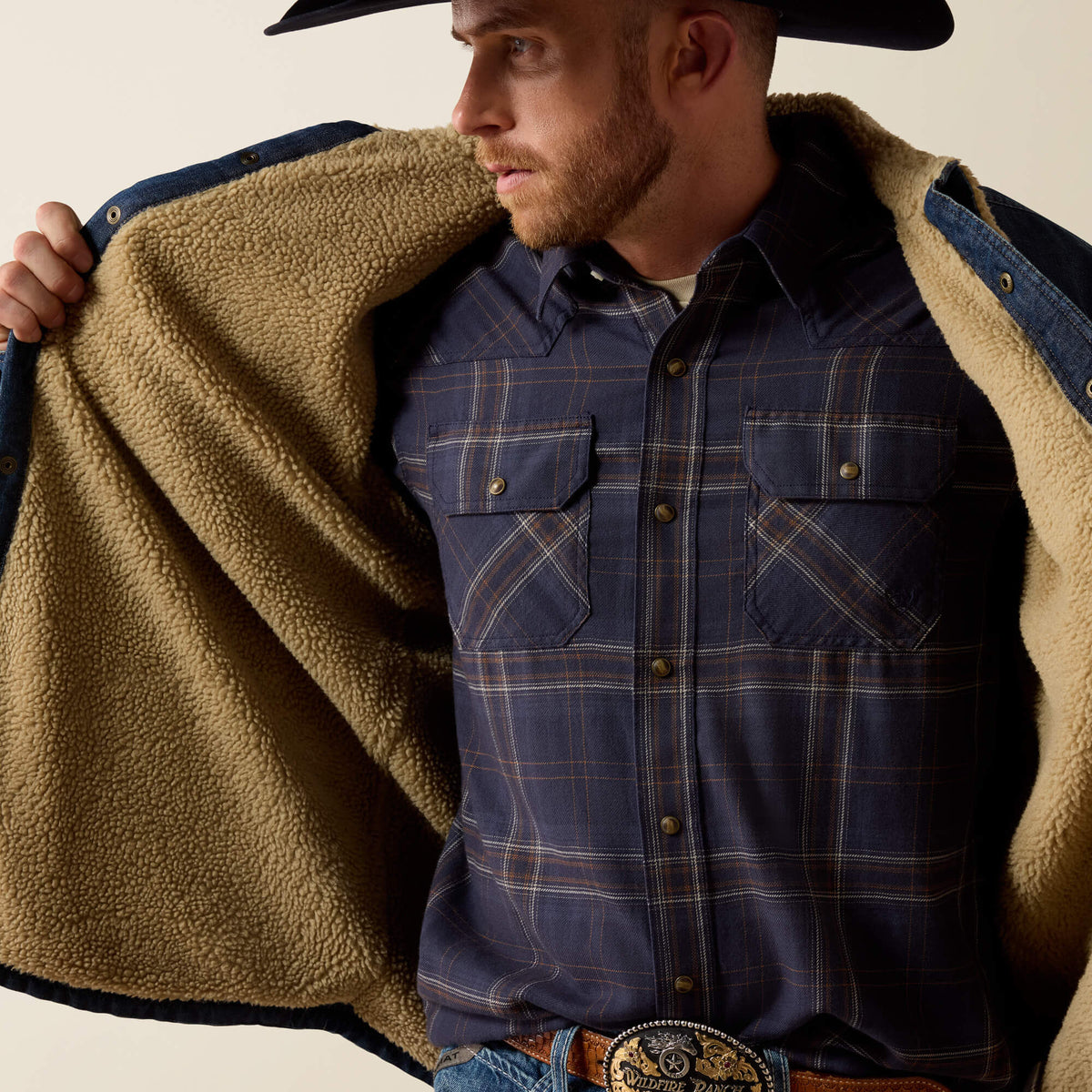 Sherpa Lined Shirt Jacket - US 0205