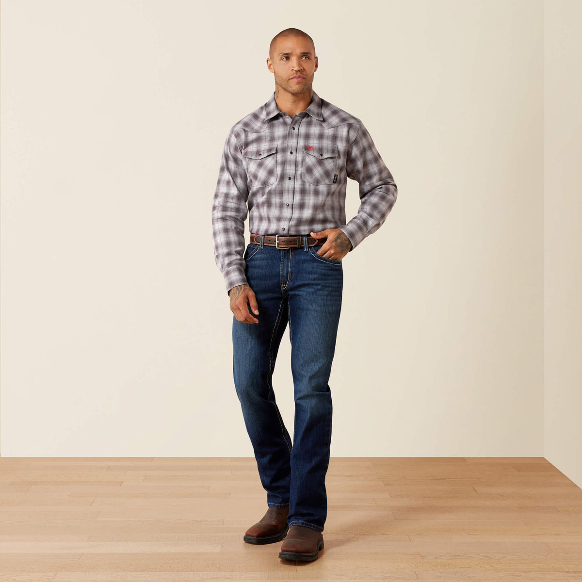 FR Rob Retro Fit Snap Work Shirt - US 0791