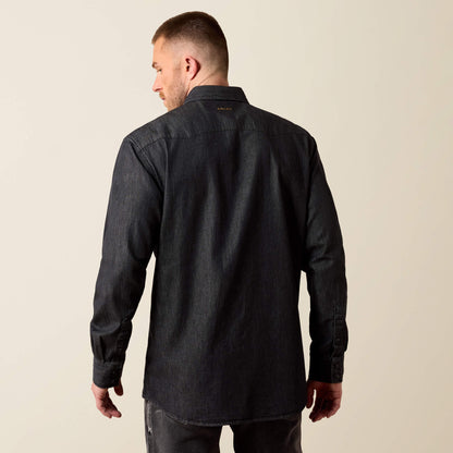 Classic Fit Sawtooth Denim Shirt - US 7985