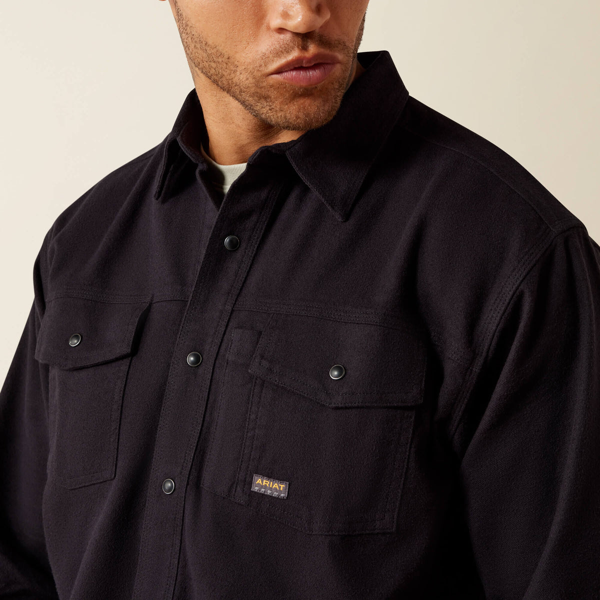 Rebar Flannel Twill Snap Work Shirt - US 8873