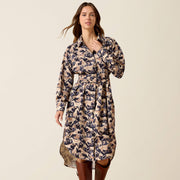 NAVY COINCIDE PRINT
