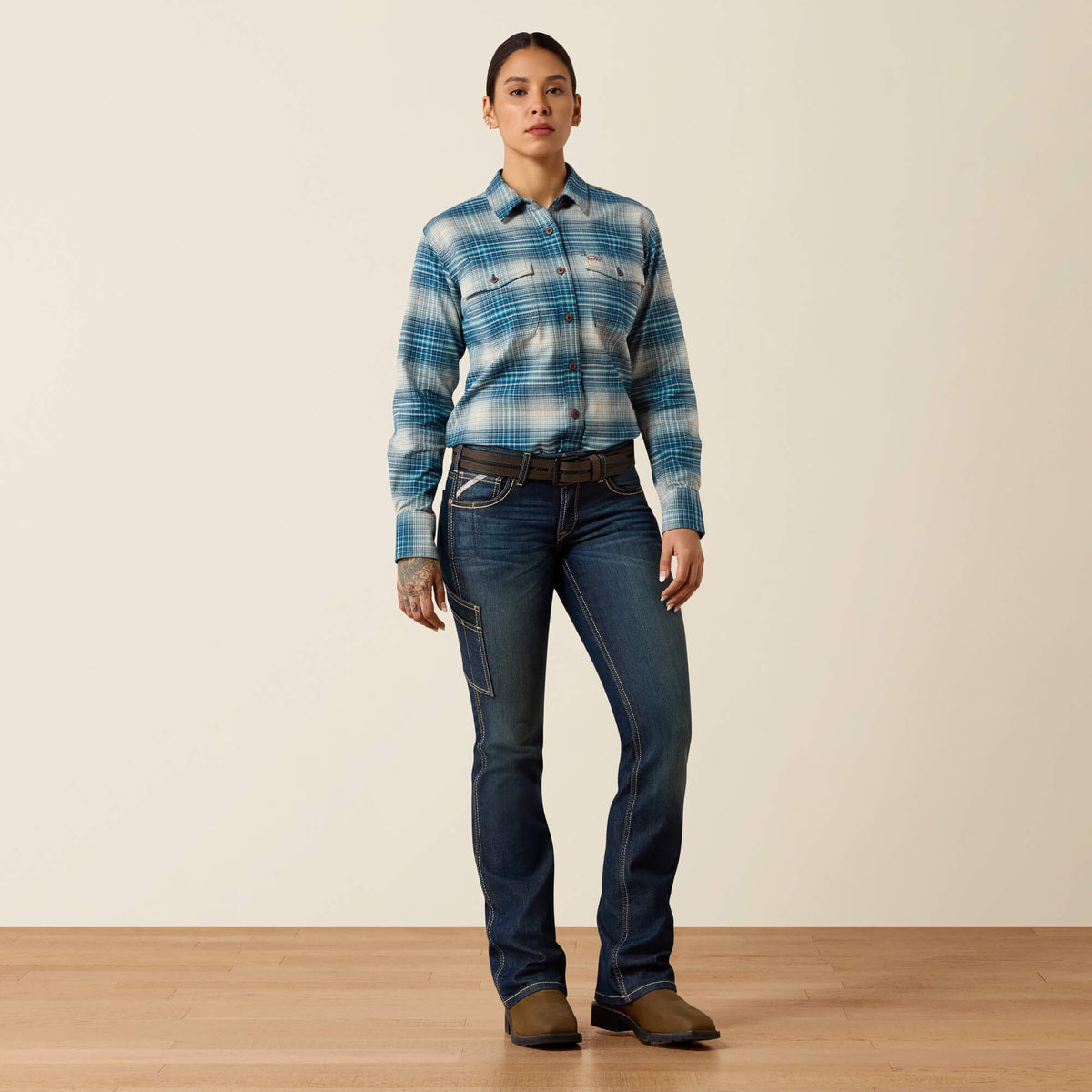 Rebar Flannel DuraStretch Work Shirt - US 8258