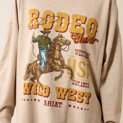 Canvas Oversized Long Sleeve T-Shirt - US 2602
