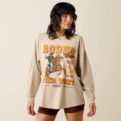 Canvas Oversized Long Sleeve T-Shirt - US 2602