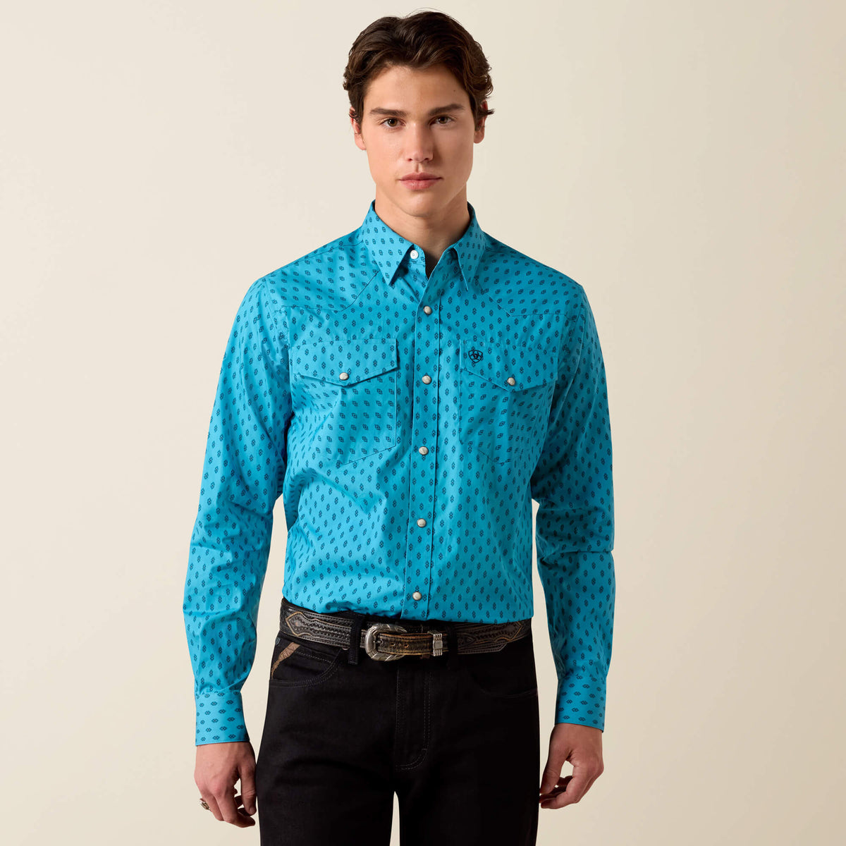 Clovis Fitted Snap Shirt - US 8189