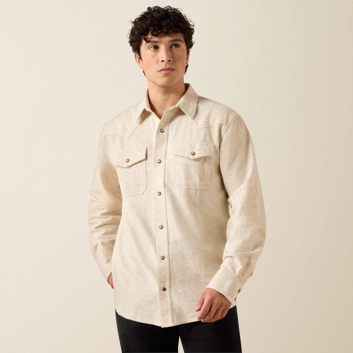 Retro Hercules Fitted Snap Shirt - US 7486
