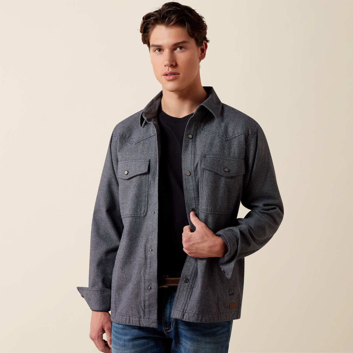 Menswear Shirt Jacket - US 5689