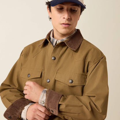 Retro Canvas Shirt Jacket - US 5934