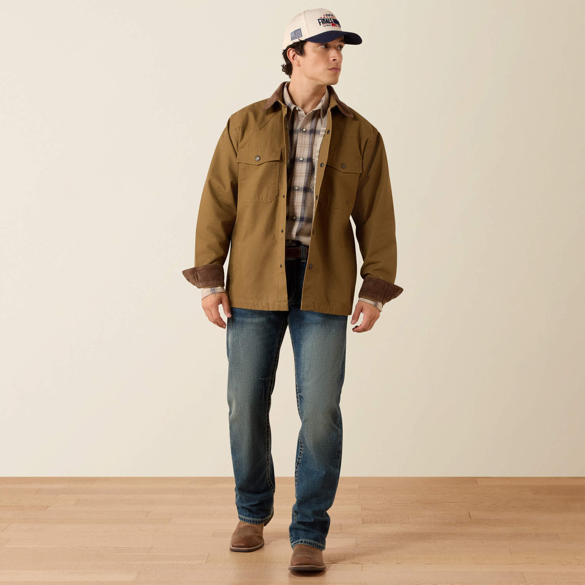 Retro Canvas Shirt Jacket - US 5934