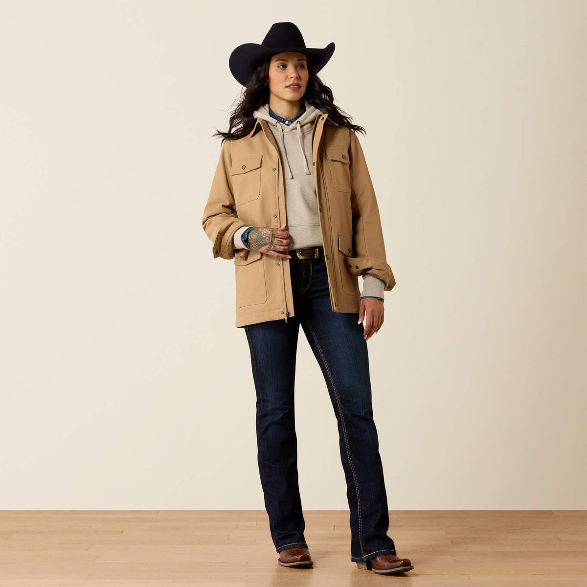 Western Canvas Chore Jacket - US 9435