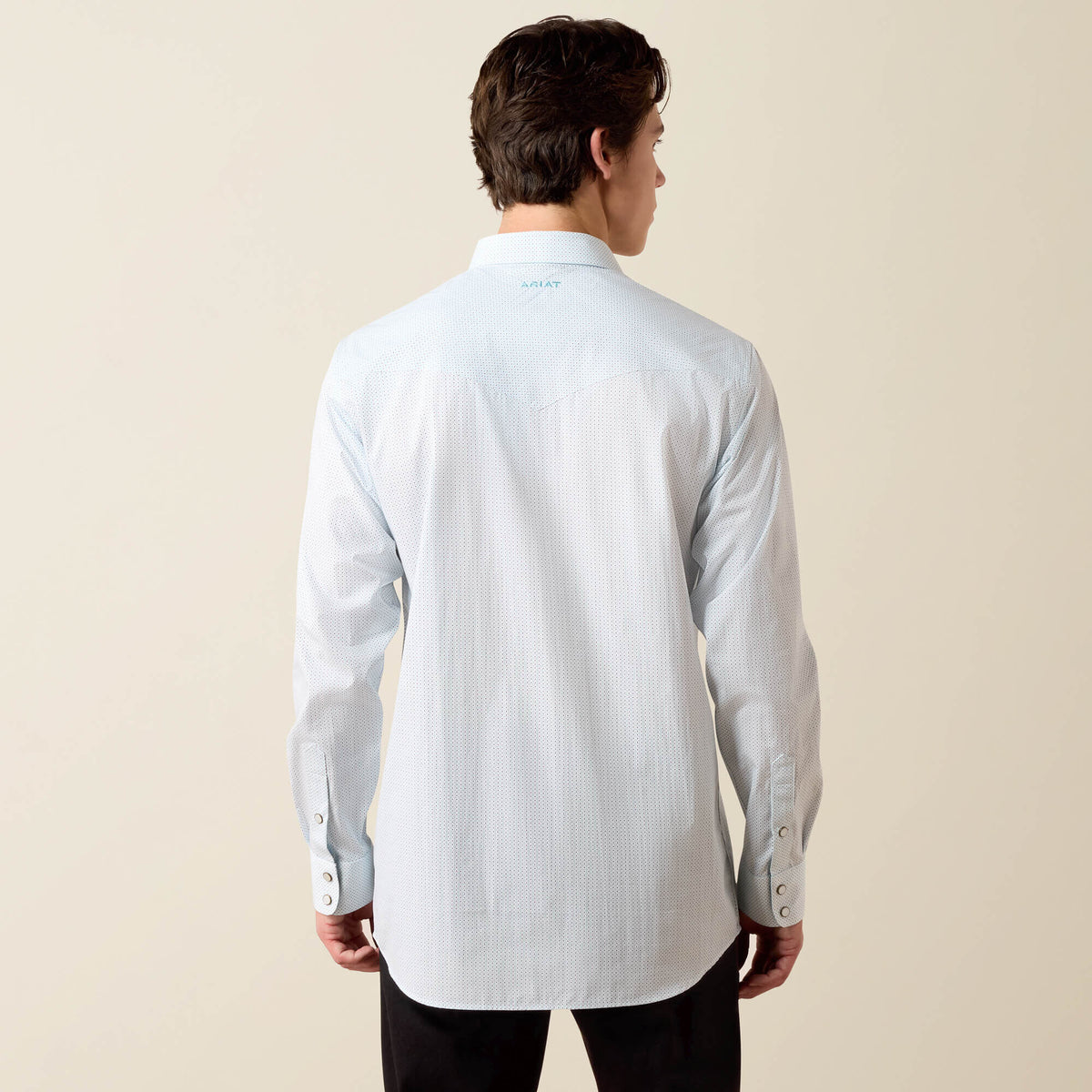 Wrinkle Free Brennon Fitted Snap Shirt - US 0711