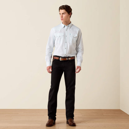 Wrinkle Free Brennon Fitted Snap Shirt - US 0711