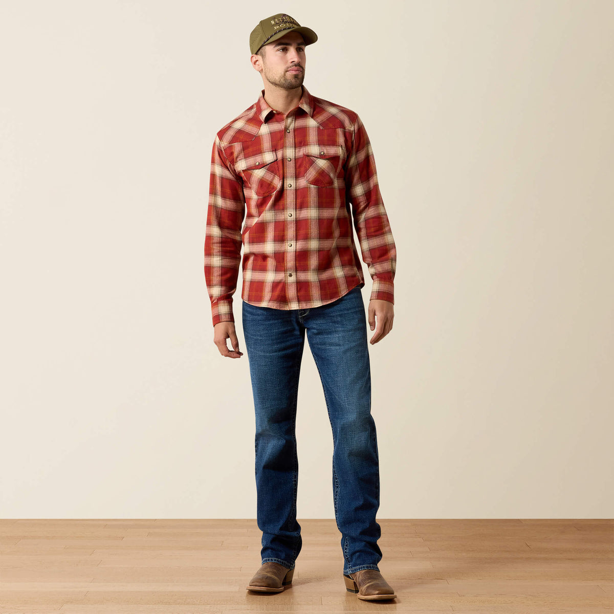 Retro Hatford Fitted Snap Shirt - US 0231
