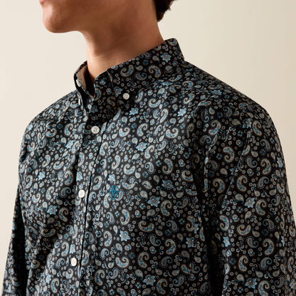 Wrinkle Free Barrette Fitted Shirt - US 6606