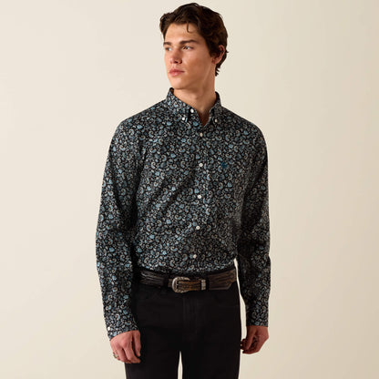 Wrinkle Free Barrette Fitted Shirt - US 6606