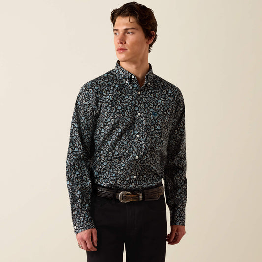 Wrinkle Free Barrette Fitted Shirt - US 6606
