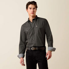 BLACK TEXTURED PRINT
