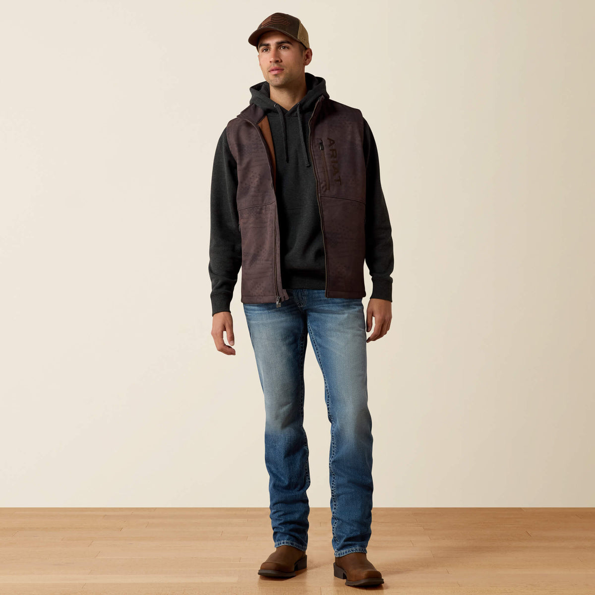 Patriot Flag Softshell Vest - US 9049