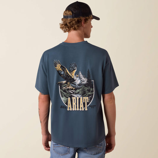 Ariat Apex Freedom Eagle ToughStock Boxy T-Shirt - US 3134