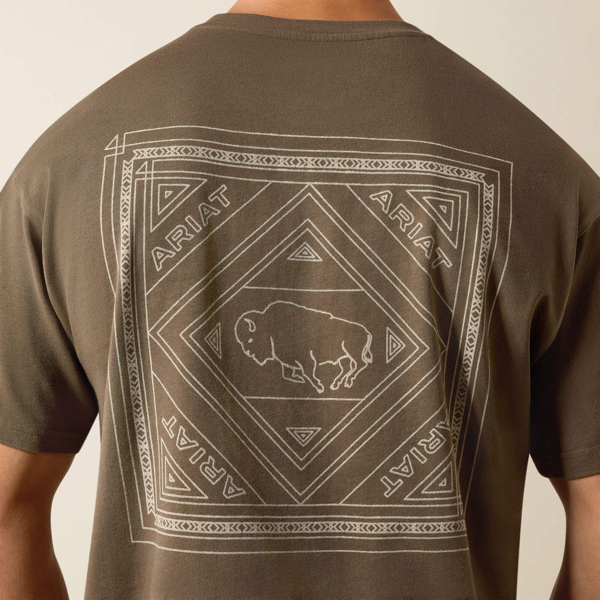 Ariat Buffalo Bandana ToughStock Boxy T-Shirt - US 7436