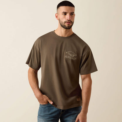 Ariat Buffalo Bandana ToughStock Boxy T-Shirt - US 7436