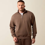 ToughStock Washed Heavyweight Fleece 1/4 Zip Sweatshirt - US 6546
