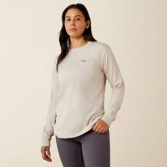 Rebar Cotton Strong Flying Eagle Long Sleeve T-Shirt - US 2379