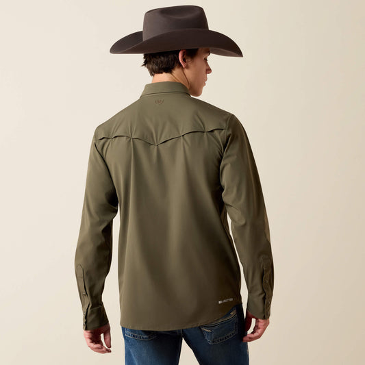 FrontierTough VentTEK Western Fitted Snap Shirt - US 1220