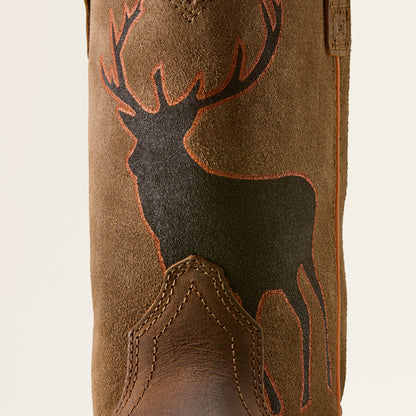 Trail Cam Wide Square Toe Western Boot - US 9772