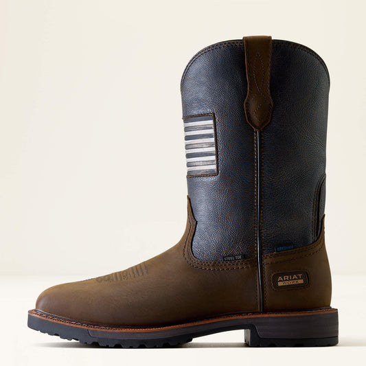 Activator Patriot Waterproof Wide Square Toe Steel Toe Work Boot - US 2254