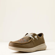 BROWN BOMBER|ARIAT FLAG PRINT